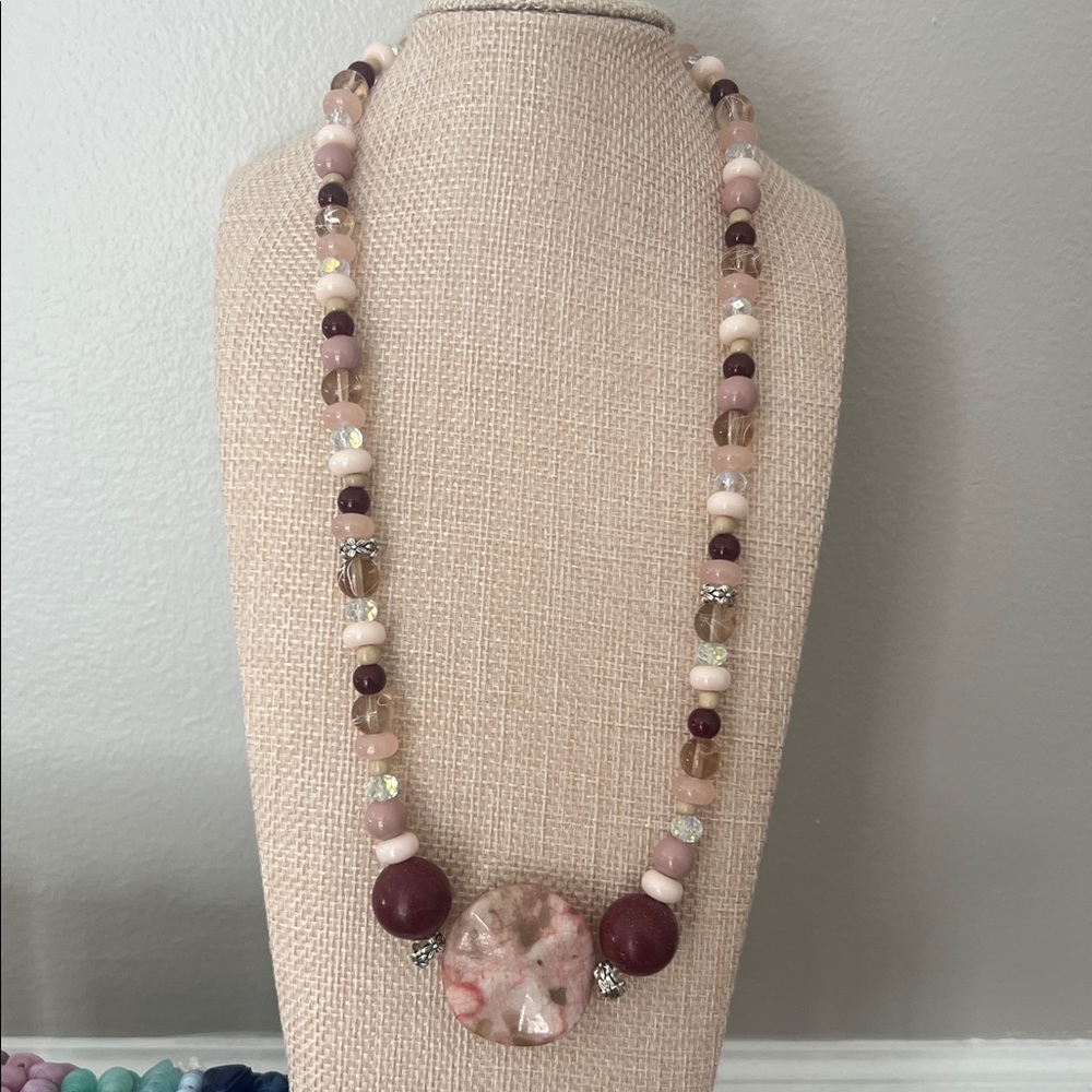 Speak now beaded necklace